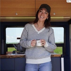 Long Wharf Supply Co. Osterville SeaWell V-Neck Fisherman’s Sweater